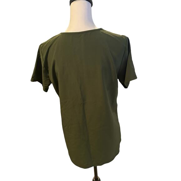 Scrub Star Green Womens Scrub Top Small - Picture 3 of 4